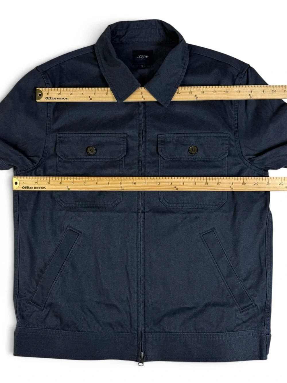 NWOT J. Crew Twill Station Jacket Navy Men’s Medium